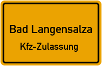 Zulassungstelle Bad Langensalza